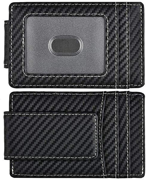 Best with Money Clip: Kinzd Carbon Fiber Money Clip Wallet