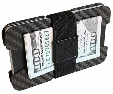 Best Carbon fiber: Fidelo Carbon Fiber Credit Card Wallet with Money Clip