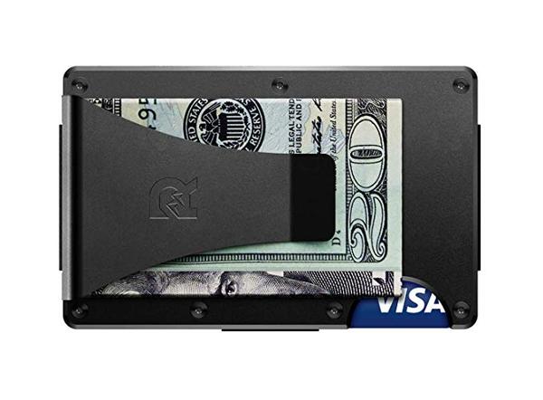 Best EDC: The Ridge Wallet Authentic | Minimalist Metal RFID Blocking Wallet - Money Clip | Slim Wallet for Men