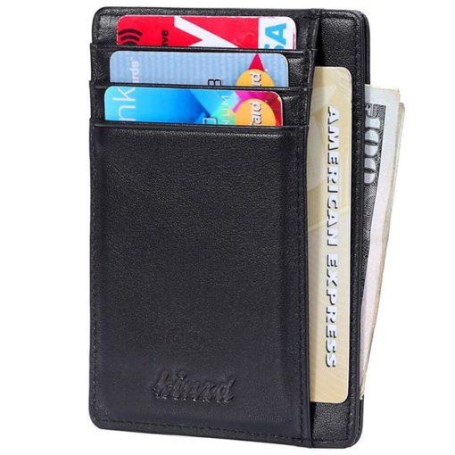 Best Overall: Kinzd Slim Wallet with ID Windows