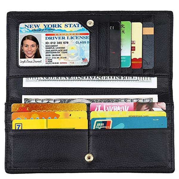 Best Storage: Lavemi Ultra Slim Real Leather Bifold Wallets for Women
