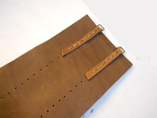 Archaized cowhide suitcase card wallet with cute pocket