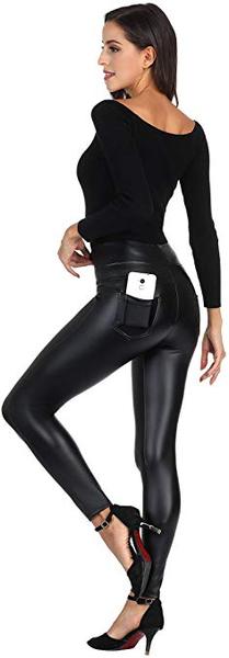 Best Buy: MCEDAR Women’s Faux Leather Leggings Plus Size