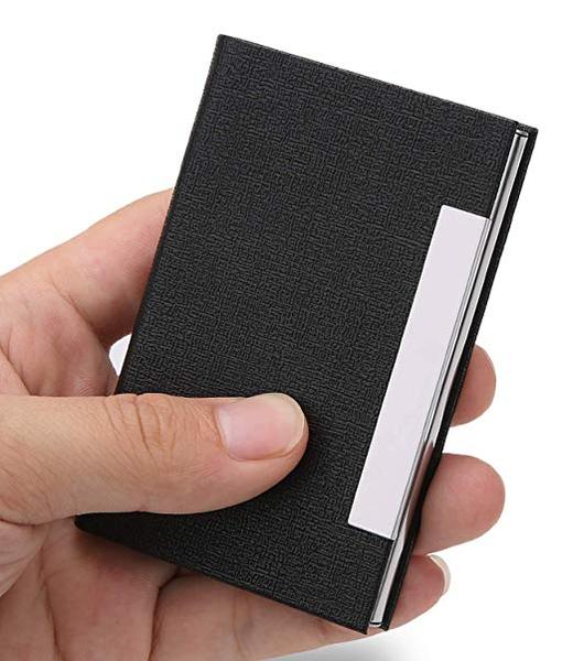 Best Design: AJune.LLC Business Card Holder Luxury Leather