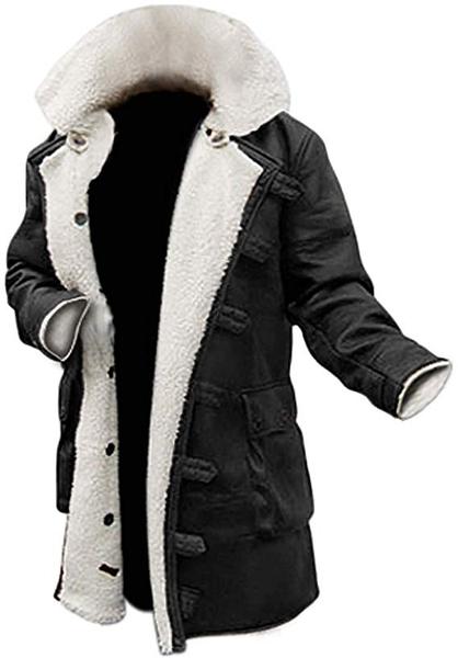 Best Leather Coat: Blingsoul Shearling Leather Jacket for Men