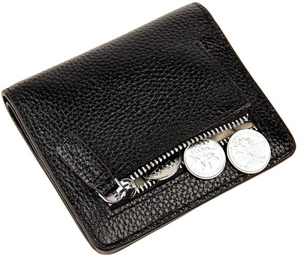 Best Coin Purse: AINIMOER Small Leather Flat Wallet for Women