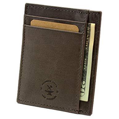 Best Front Pocket: Hammer Anvil Slim Leather Wallet