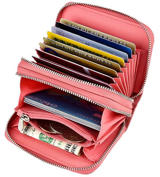 Best Card Holder: Kinzd Accordion Small Wallet for Women