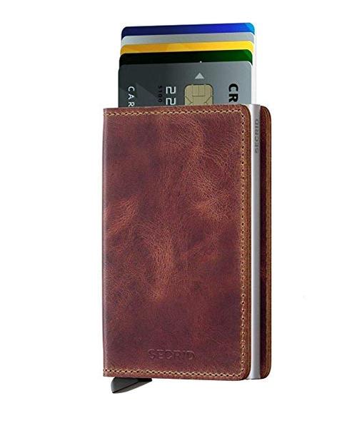 Best Easy to Use: Secrid Slim wallet in Vintage Brown, 16mm Slim