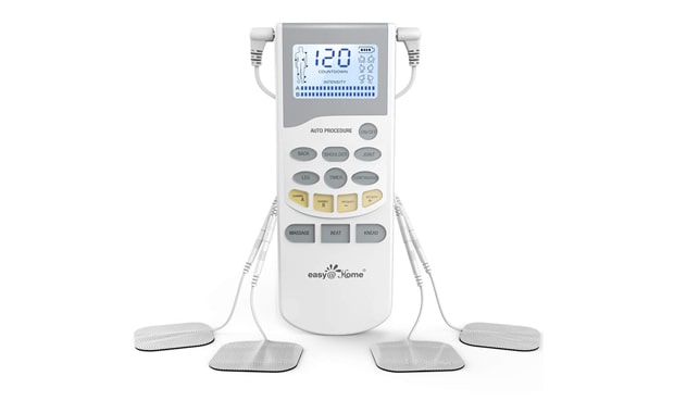 Easy@Home Rechargeable TENS Unit Electronic Pulse Massager
