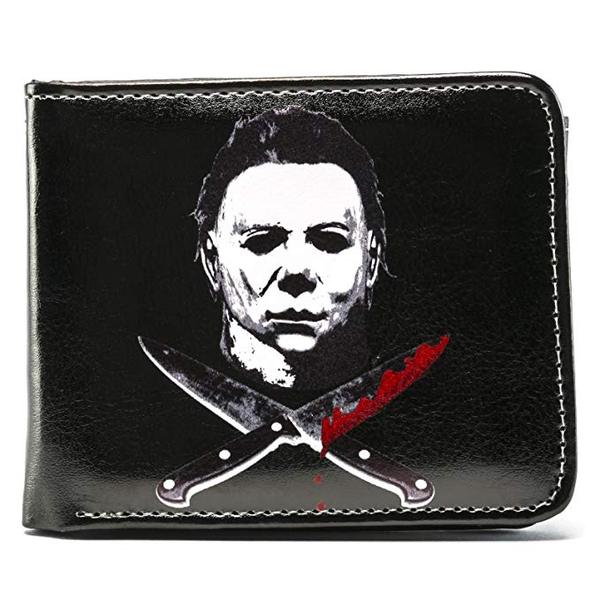 Rock Rebel Halloween 2 Micheal Myers Cross Knives BiFold Wallet