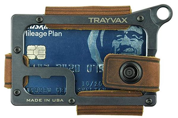 Best Tactical: Trayvax Contour Minimalist Wallet Tactical Armor Steel Front Pocket RFID