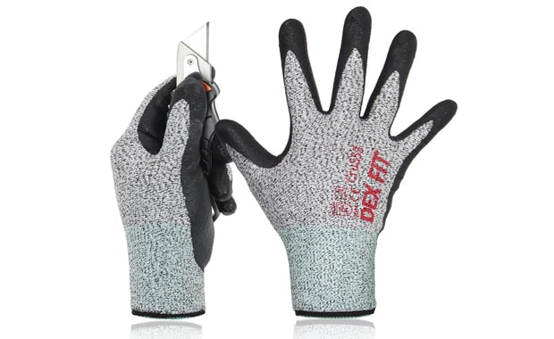 DEX FIT Level 5 Cut Resistant Work Gloves