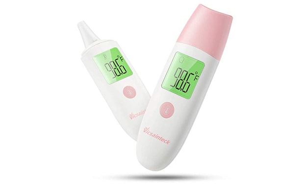 Vicsainteck Ear and Forehead Digital Baby Thermometer
