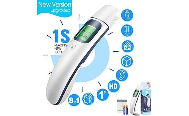CHOOSEEN Medical Digital Forehead and Ear Thermometer