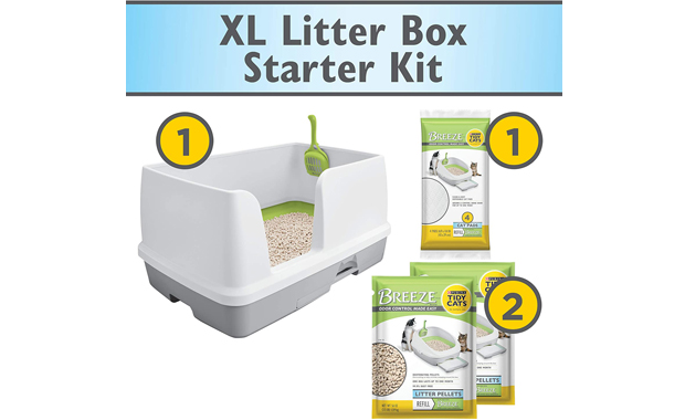 Purina Tidy Cats Litter Box System-Breeze System Starter Kit-Litter Box