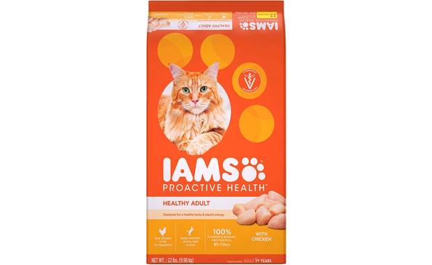 IAMS-Proactive Health-Adult Dry Cat Food-Chicken and Salmon Recipes