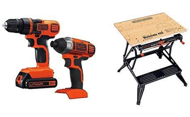 Black & Decker MAX 20V Cordless Drill with Project Center & Vise