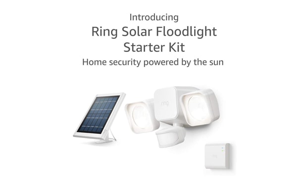 Introducing Outdoor Ring Motion-Sensor Solar Floodlight