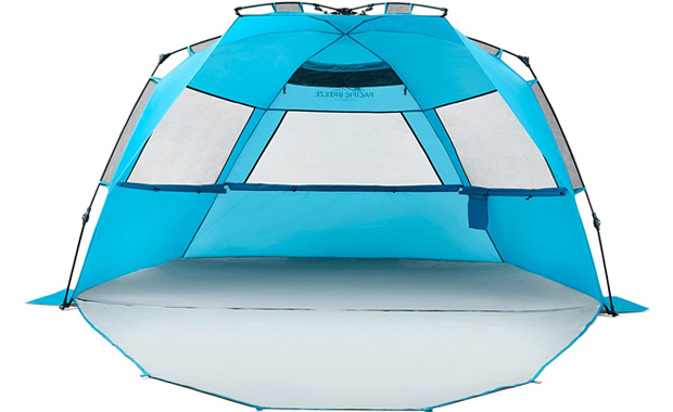 Pacific Breeze Deluxe Easy Setup XL Beach Tent