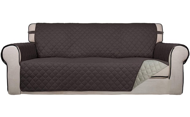 PureFit Reversible Water-Resistant Quilted Washable Sofa Cover