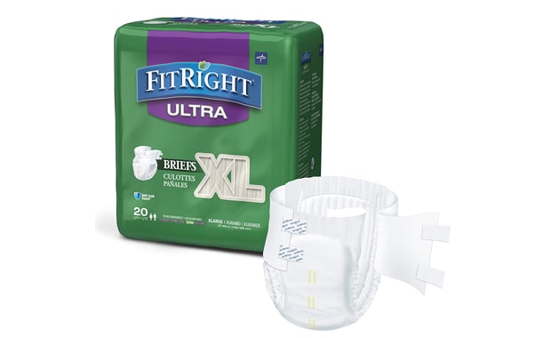 FitRight Ultra Disposable Adult Briefs