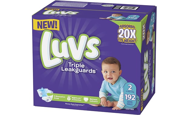 Luvs Triple Size Leakguards Diapers